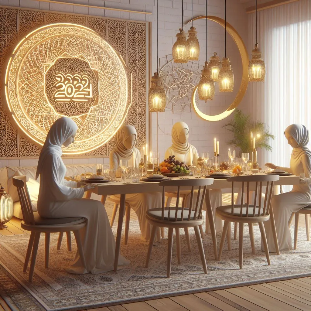 When women get creative with Ramadan 2024 dining decor 4	